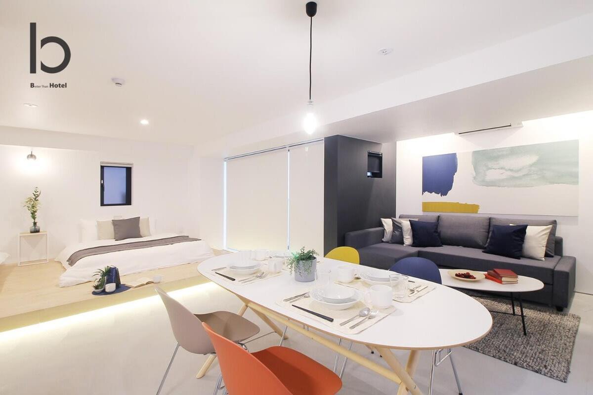Bhotel Heiwaodori 302 - Huge Apt In Famous Hiroshima Dori For 6P Buitenkant foto