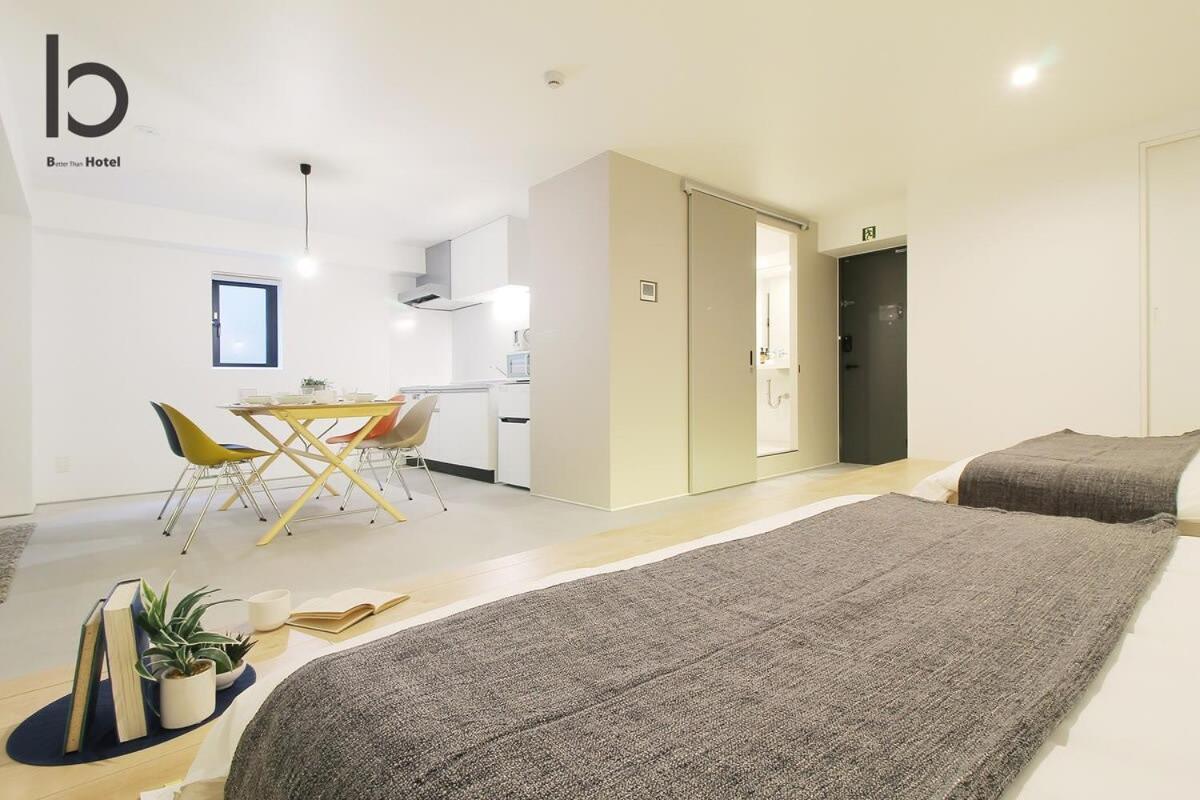 Bhotel Heiwaodori 302 - Huge Apt In Famous Hiroshima Dori For 6P Buitenkant foto